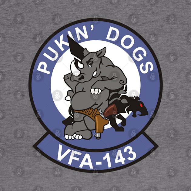 F/A18 Rhino - VFA143 - Pukin' Dogs by MBK